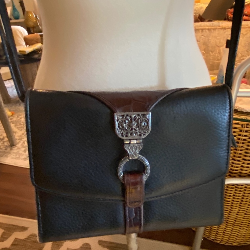 MUST HAVE VINTAGE BRIGHTON WALLET CROSSBODY BAG